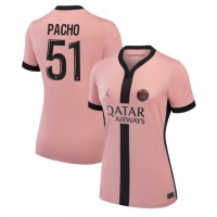 Camiseta Paris Saint-Germain Willian Pacho #51 Tercera Equipación para mujer 2024-25 manga corta